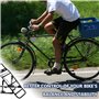 Porte-Bagages vélo arrière Ajustable, Universel pour VTT, Installation Rapide, capacité Forte pour Cyclisme de Montagne et Carga