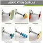 Lot de 3 extensions pour meuleuse d'angle M14, arbre d'extension pour meuleuse d'angle, tige de connexion pour meuleuse d'angle,