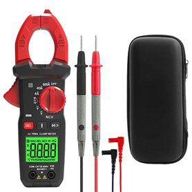 BYZESTY Pince ampèremétrique AC DC True-Rms 4000 comptes