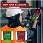 BYZESTY Pince ampèremétrique AC DC True-Rms 4000 comptes, multimètre à pince rétroéclairage, compteur de courant numérique pour 