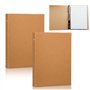 Classeur A5 en Papier Kraft: HOMURY 2 Pièces Classeur A5