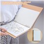 Classeur A5 en Papier Kraft: HOMURY 2 Pièces Classeur A5, Classeurs à Anneaux Kraft avec 6 Anneaux pour L'ajout D'une Couverture