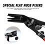 Sporgo Lot de 3 pinces à riveter en plastique pour extracteur de rivets, outil de rivetage en plastique, pince à rivets aveugles