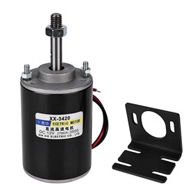 12V DC Moteur à Aimant Permanent CW/CCW Moteur à Aimant Permanent Haute Vitesse et à Faible Bruit pour Générateur de Bricolage 3