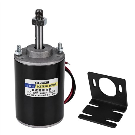12V DC Moteur à Aimant Permanent CW/CCW Moteur à Aimant Permanent Haute Vitesse et à Faible Bruit pour Générateur de Bricolage 3