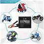 Aicharynic Tachymètre numérique inductif - Petit tachymètre moteur étanche - Avec compteur d'heures - Pour tronçonneuses, tondeu