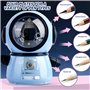 Nizirioo Taille-crayon électrique pour enfants : taille-crayon entièrement automatique, trois modes réglables, taille-crayon ave