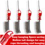 Lot de 4 Brosses Métalliques: HOMURY Brosse Inox avec Poignée en Plastique, Brosses Manuelles à Main Ergonomiques, pour Décapage