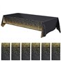 Nizirioo Lot de 6 nappes jetables, imperméables, en papier, rectangulaires, conviennent pour la décoration d'anniversaire, de ma