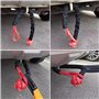 Lot de 2 Manilles Souples: Manille Souple Portable pour Remorquage Hors Route avec Gaine Protection 17t Résistance Rupture Corde