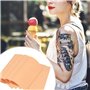 Nizirioo Lot de 4 tatouages en peau synthétique 3 mm – Peau d'entraînement professionnelle de tatouage 20 x 30 cm double face po