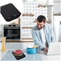 Nizirioo - Balance de cuisine numérique rechargeable par USB - 10 kg/1 g - Avec écran LED et fonction tare - Pour la pâtisserie 