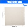 Lot de 6 Serviette de Table: TOATELU Serviettes en Tissu Serviette de Table Coton réutilisables, Serviette de Table en Tissu Dou