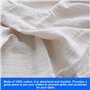 Lot de 6 Serviette de Table: TOATELU Serviettes en Tissu Serviette de Table Coton réutilisables, Serviette de Table en Tissu Dou