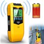 Détecteur de fils 5 en 1 - Scanner mural - Avec écran LCD et alarme sonore - Pour trouver des lignes électriques