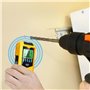 Détecteur de fils 5 en 1 - Scanner mural - Avec écran LCD et alarme sonore - Pour trouver des lignes électriques, des poutres en