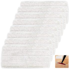 HOMURY 8 Pièces Tampons De Rechange en Microfibre: Tampons Lavables Réutilisables pour Nettoyeur Vapeur Vileda Steam XXL