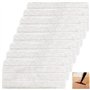 HOMURY 8 Pièces Tampons De Rechange en Microfibre: Tampons Lavables Réutilisables pour Nettoyeur Vapeur Vileda Steam XXL