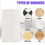 HOMURY 8 Pièces Tampons De Rechange en Microfibre: Tampons Lavables Réutilisables pour Nettoyeur Vapeur Vileda Steam XXL, Nettoy