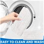 HOMURY 8 Pièces Tampons De Rechange en Microfibre: Tampons Lavables Réutilisables pour Nettoyeur Vapeur Vileda Steam XXL, Nettoy