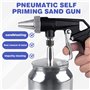 WIYETY Pistolet de sablage avec bombe de pulvérisation, en alliage d'aluminium, pistolet de sablage avec buse de 6 mm, sableuse