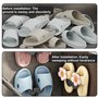 WIYETY Supports à Chaussures Muraux: 4 pièce Porte Chaussures Mural en Méta Organisateur de Chaussures Suspendu, sans Perçage Po