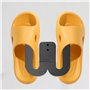 WIYETY Supports à Chaussures Muraux: 4 pièce Porte Chaussures Mural en Méta Organisateur de Chaussures Suspendu, sans Perçage Po