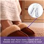 Sèche-Chaussures Électrique Portable Nizirioo - Sèche-Bottes Antibactérien à 360° - Pour Chaussures de Ski, Gants, Chaussettes (