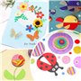 Perforatrice Rond Perforatrice Scrapbooking: 4 Pièces Perforeuse Papier, Perforatrice 1 Trou, Poinçonneuse Papier pour DIY Scrap