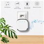 Sonnette sans Fil Exterieur Etanche: Sonnette sans Fil, Carillon sans Fil 300 Mètres, Sonnette WiFi sans Fil Exterieur Etanche, 