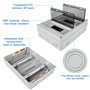 Coffret Electrique Etanche Exterieur Boîtier: Boîte Etanche Electrique Exterieur IP65, Tableau Electrique 2 Rangées, Boîtier Ele