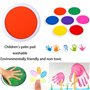 Jlnmmn Tampons Encreur 8 Couleurs Tampon Encreur Couleurs Tampons Encreurs pour Enfants Encre Tampon Couleur Utiliser pour Peint