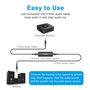 ZIOCOM Ground Loop Noise Isolator, Isolateur de Bruit de Boucle de Terre pour Voiture Audio/Système stéréo Domestique avec câble