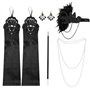 5 Pièces Accessoire Année 20 Femme