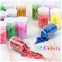 Poudre Brillante Chunky Glitter Paillettes Holographique Pailletées Paillette Cosmétiq