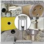 Foret de Diamant, (10 Pcs ensemble de scie-cloche), coupeur de trou de tuile, Scie diamantée (Outils de solvant pour le verre, l