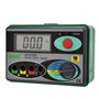 Mégohmmètre Mètre Mesure Affichage LCD Écran Numérique avec Sac 0-2000 ohm testeur numérique de Terre DY4100 testeur de résistan