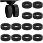 12 Pièces Enjoliveurs De Roue pour Bagages Housse De Roue De Bagage en Silicone Housse De Roues De Bagage Couverture De Roues De