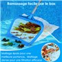 Épuisettes de Piscine, Gtuzkheu Épuisette de Fond Piscine, 38 CM de Profondeur Épuisette de Surface Piscine, Filet de Piscine Ma