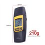 GAIN EXPRESS Ultrasons Mètre Testeur Jauge Mesure 1.2~220 mm Velocity Digital LCD pour métal Acier Aluminium cuivre Verre Fer Pl