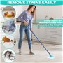TNOMSNO Serpillères de Rechange, 3 Pcs Serpillères en Microfibre pour Balai Lave-Sol Housse de Nettoyage de Rechange La Tête de 
