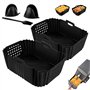 TNOMSNO 2 Pièces Moule Silicone Air Fryer pour Ninja Double Stack XL Friteuse Sans Huile SL400EU