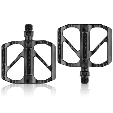 TNOMSNO Pédales de Vélo 9/16 Étanches Universelles Antidérapantes en Aluminium pour VTT et Vélos de Route