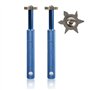 DUOSHIDA Groove aiguisoir avec 6 têtes – Golf Club Groove aiguisoir Re-grooving Outil et Aspirateur pour tous les Fers Montage S