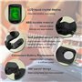Accordeur Pour Guitare Clip On, Accordeur de Guitare Chromatique à Pince Tuner Portable Pour Guitare Classique, Guitare Électron