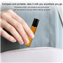 Lot de 10 bouteilles en verre roll-on vides de 10 ml pour huile essentielle, avec rouleau en acier inoxydable, entonnoir, ouvre-