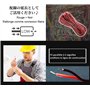 18awg câble d'extension fil rouge noir 2 broches parallèle longueur de fil 66pi cordon toronné cuivre étamé 3528 5050 pour bande