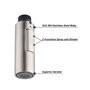 KES Embout Robinet Cuisine de Rechange DouchetteTête de Robinet Amovible Universelle G1/2 Acier Inoxydable SUS304 Brossée, PFS20