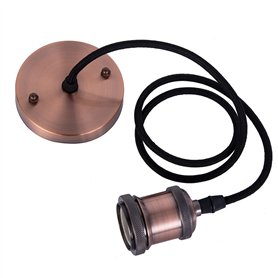 CENPEK Kit de Cordon de Suspension Suspendu pour Douilles de lumière Vintage avec interrupteurs