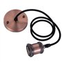 CENPEK Kit de Cordon de Suspension Suspendu pour Douilles de lumière Vintage avec interrupteurs